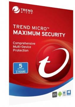 Trend Micro Maximum Security Multi Device - 5 Devices - 3 Years [EU]
