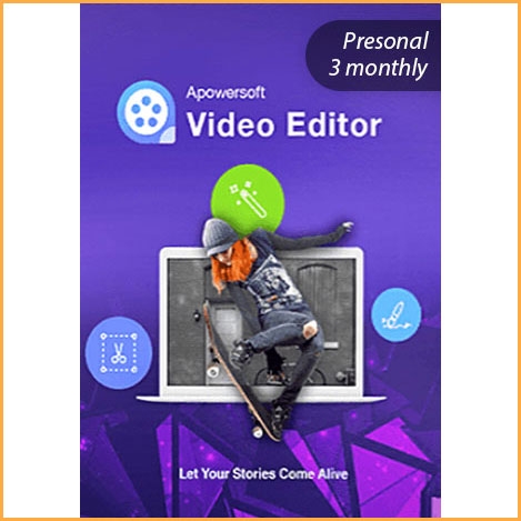 Apowersoft Video Eidtor - Personal Edition (3 Monthly)