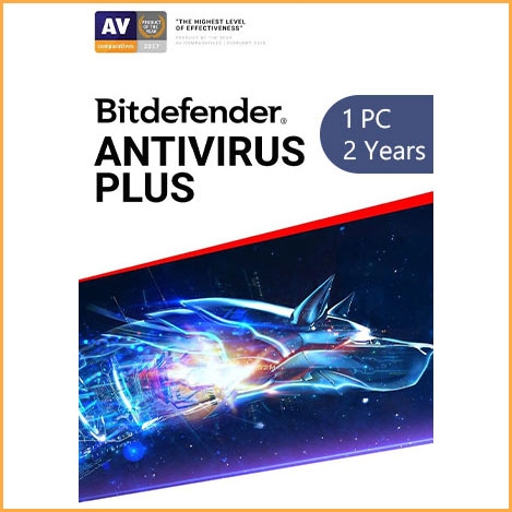 Bitdefender Antivirus Plus -1 PC - 2 Years [EU]