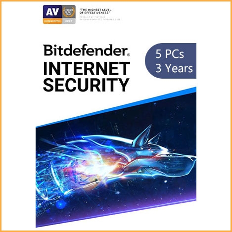 Bitdefender Internet Security - 5 PCs - 3 Years [EU]