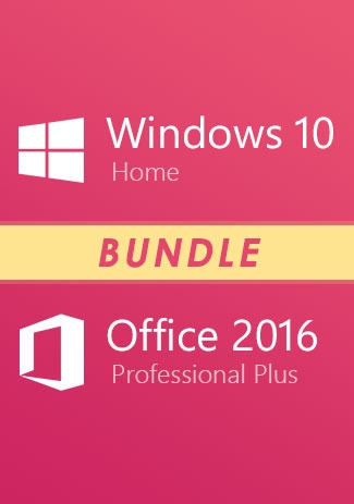 Windows 10 Home + Office 2016 Professional Keys Bundle