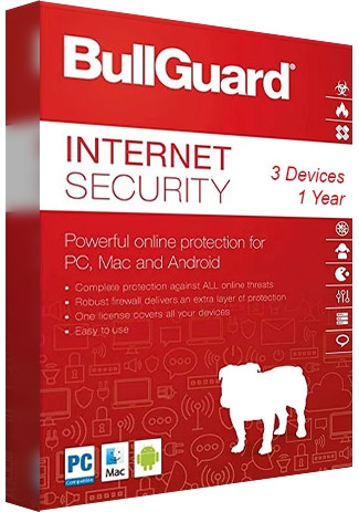 BullGuard Internet Security - 3 Devices - 1 Year [EU]