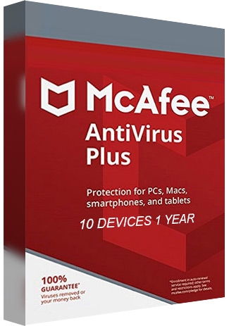 McAfee Antivirus Plus - 10 Devices - 1 Year [EU]