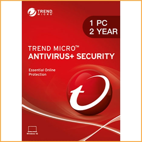 Trend Micro Antivirus + Security - 1 PC - 2 Years [EU]