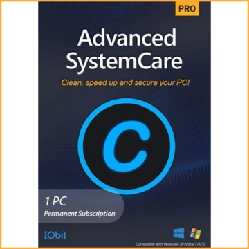 iObit Advanced SystemCare 18 Pro - 1 PC - Lifetime Subscription