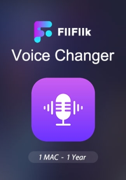 FliFlik Voice Changer - 1 Mac - 1 Year